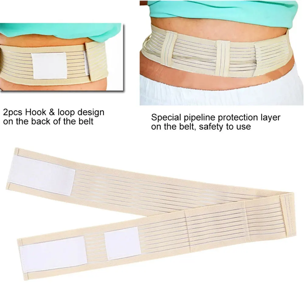 S/M/L Peritoneal Dialysis Conduit Belt Strap Beltbreathable Skin-friendly Adjustable Abdominal Belt for Patient Care