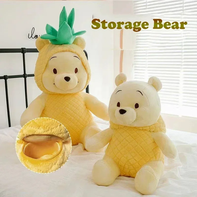 6 Styles Plush Bear Hidden Safes Storage Safe Compartment Sight Secret Creative Gift for Money Jewelry Kids Removable Cap Doll