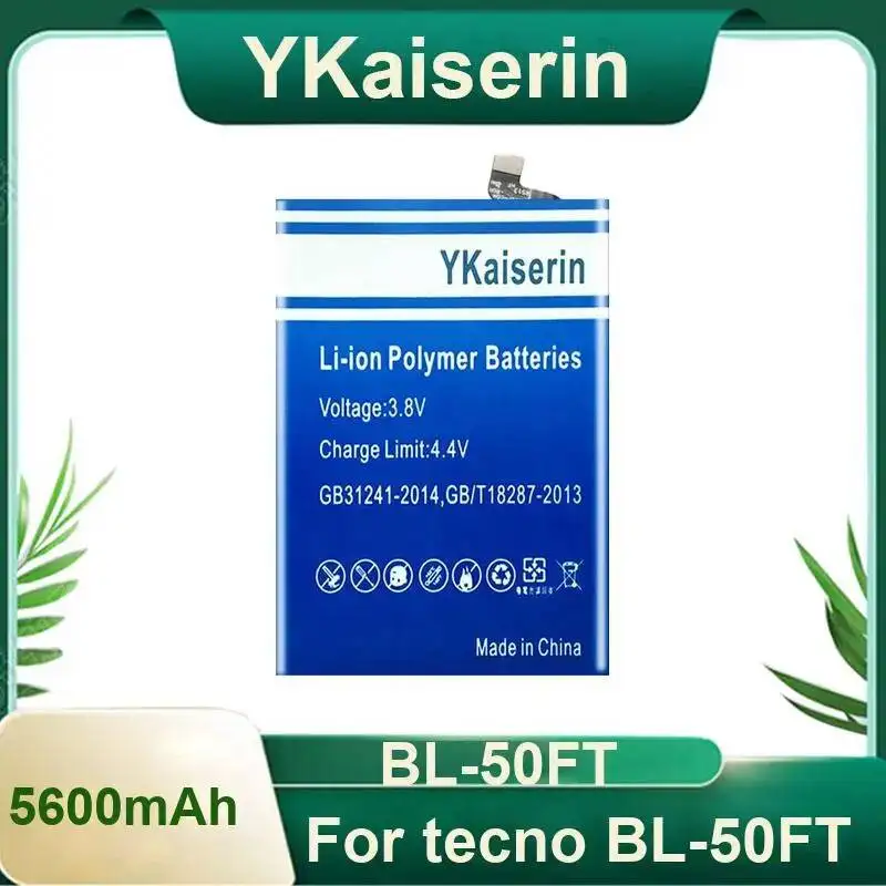 For Tecno BL-50FT 5600Mah Mobile Phone Battery Strong Compatibility