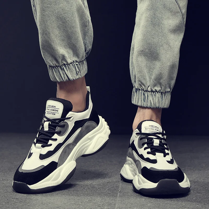 

Extra Large Size Autumn 2025 New Style Dad Shoes for Men 45-48 In-stock Trendy Shoes Panda Shoes