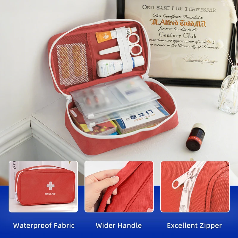 Car First Aid Kit Portable Medicine Bag Outdoor Emergency Box Accessories For Lexus UX250h RX450h CT200h RX400h NX300h RX350 RX3