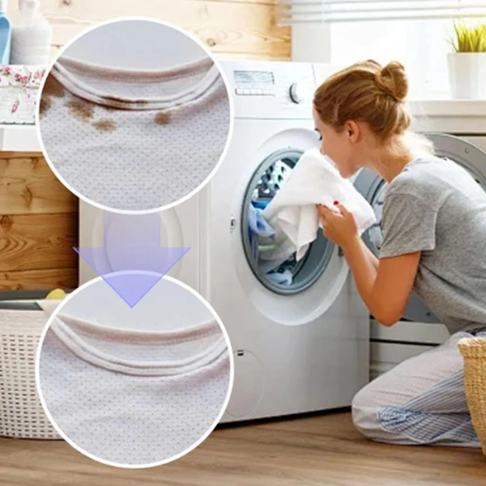 5-in-1 Multi Effect Laundry Beads Water Soluble Laundry Detergent Long Lasting Fragrance Retention Beads Household Cleaning Tool