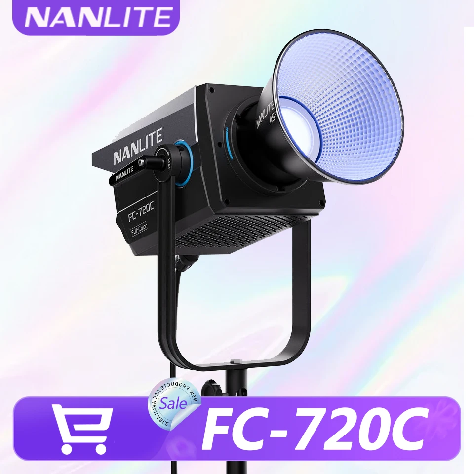 

Светодиодный видеосвет Nanlite FC-720C 750W полноцветный для фото- и видеосъемки с управлением через приложение Nanlink, 15 эффектов FX, CRI 95, TLCI 94