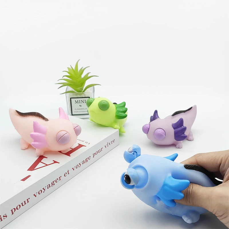 Divertimento creativo Squinting Animal Squeeze Toys novità Funny Squeeze Eye Popper giocattoli antistress regalo di compleanno per le vacanze dei bambini