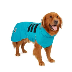 Warm Dog Coat Reflective Dog Winter Jacket,Waterproof Windproof Dog Turtleneck Clothes for Cold Weather, Fleece Lining Pet Outf