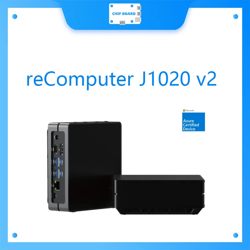 reComputer J1020 v2 - Edge AI Device with Jetson Nano module, Aluminium case, pre-installed JetPack System