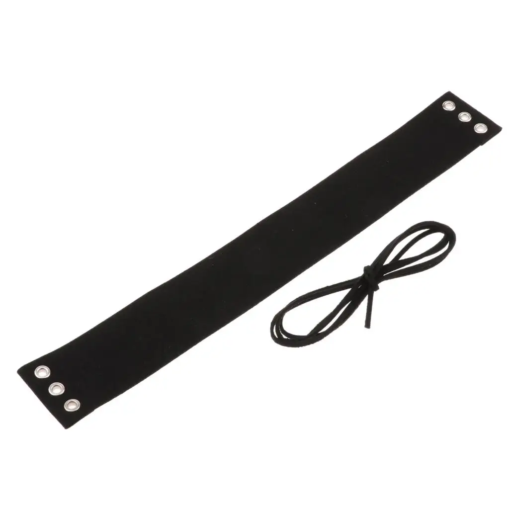 PU Leather Gothic Choker Harness Necklace Lace Up Party Collar for Women Club Wear