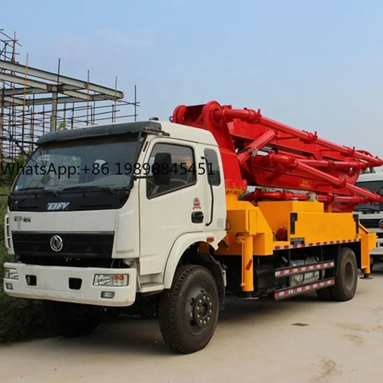 Brand New SQ52-XR Truck Mounted Concrete Placing Boom Pump Truck Good Quality 20m-50m 180m³/h Output Powerful Machine Hot Sale