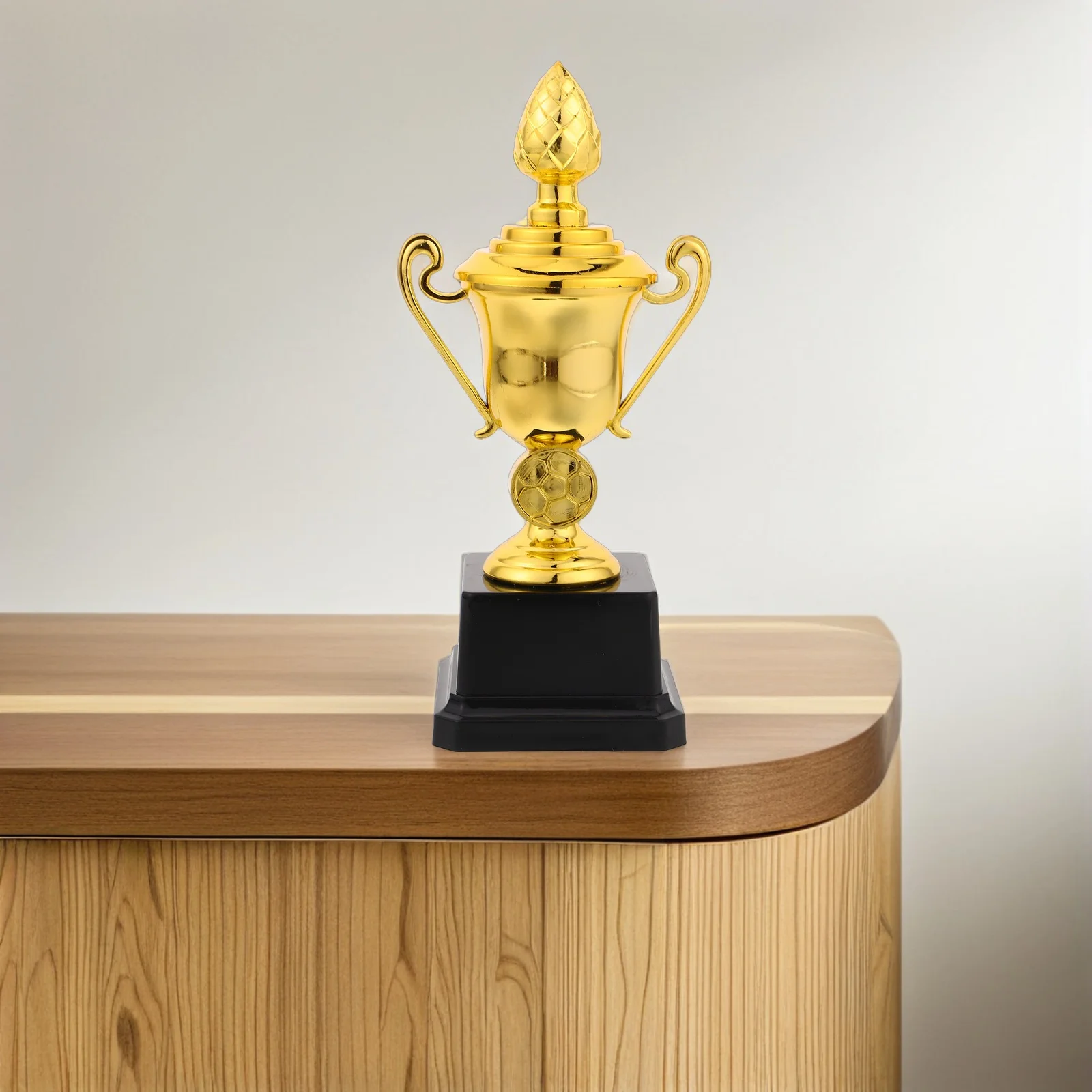 

Plastic Soccer Gold Trophy Cups Sports Events Award Kids School Competitions Football Party Favors Classroom Rewards