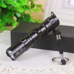 Small five cell Flashlight LED light Battery small electric portable mini flashlight outdoor emergency lighting gift box