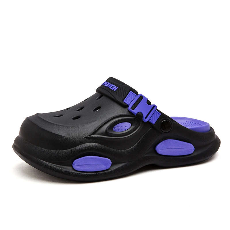 

Мужские повседневные сабо-сандалии на толстой подошве с перфорацией, пляжная обувь для мужчин, новинка 2026 года, слипоны, садовые туфли, уличные сандалии