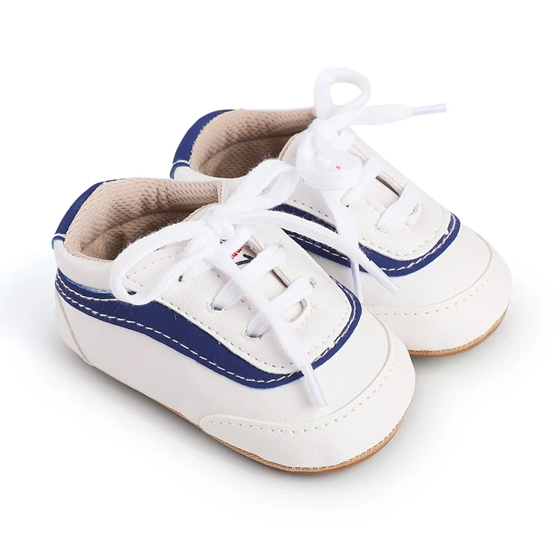 Baby Spring Summer Breathable Sneakers Newborn Boys Girls Soft Soled Retro Casual Shoes Anti-slip Toddler Home Outdoor Shoes