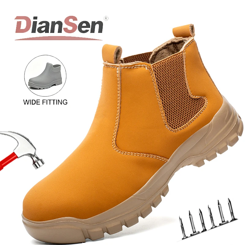 

Мужские рабочие защитные ботинки, противоударная защитная обувь, мужские походные ботинки, водонепроницаемая неразрушимая обувь, повседневная обувь из кевларовой ткани