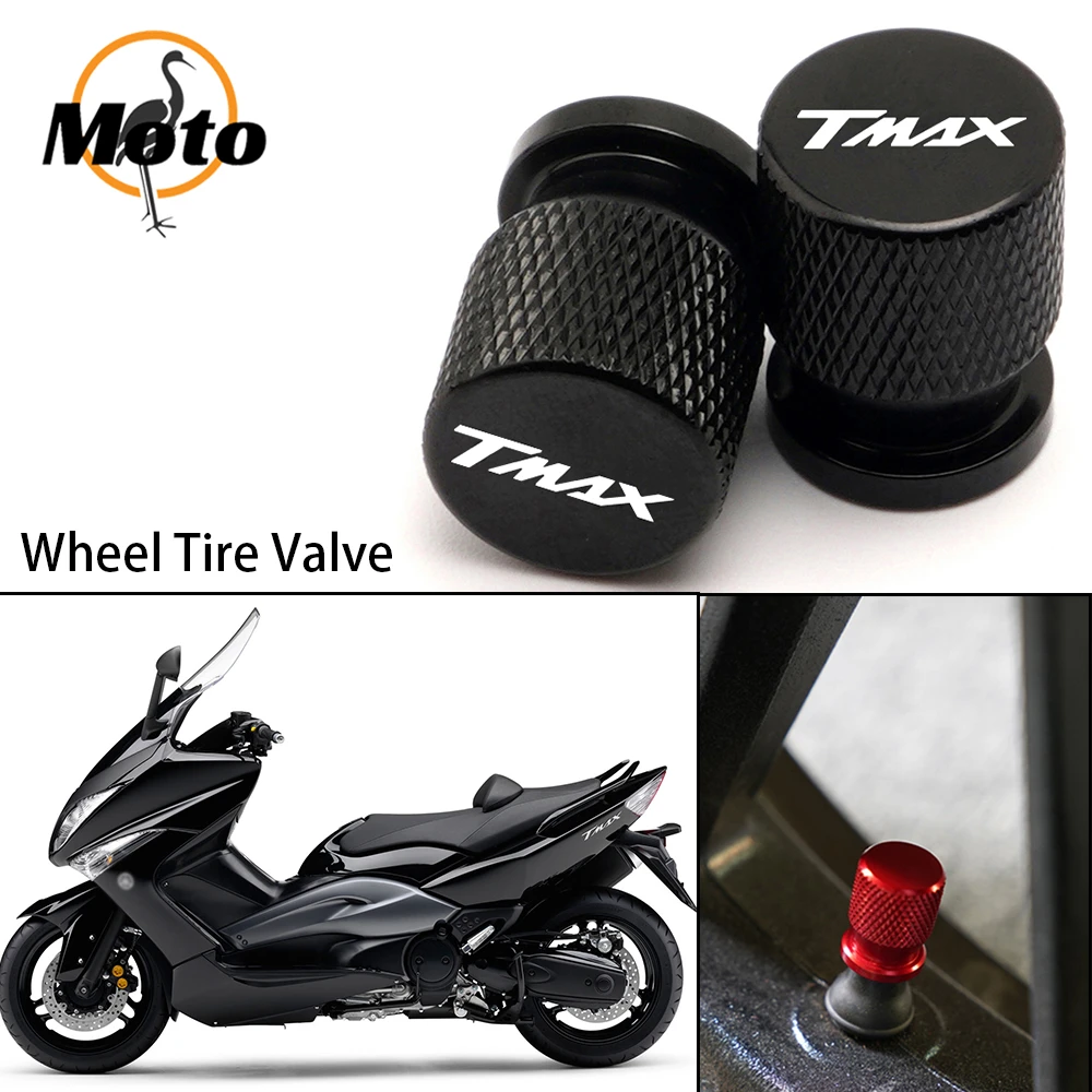 For YAMAHA TMAX 530 560 500 TMax530 SX DX TECH MAX TMax560 Tmax500 Motorcycle Accessorie Tire Valve Stem Caps Airtight Covers