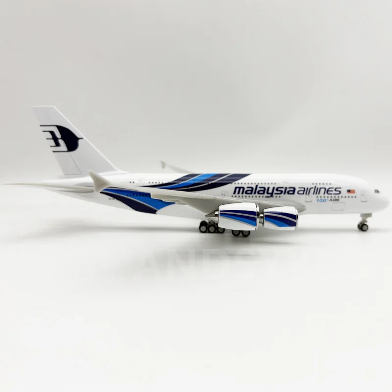 

30 см Airbus a 380 модель самолета игрушка смола Airways модель самолета масштаб 1/240 A380 Малайзийские самолеты игрушки для детей коллекция подарок
