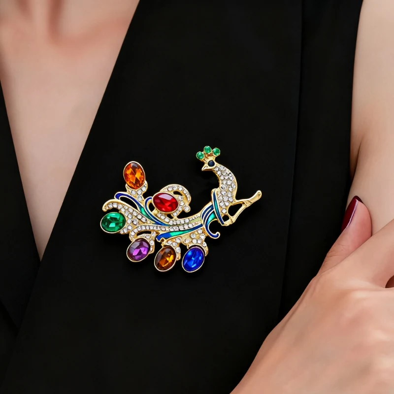 Pins ��سائية your Facebook, Peacock, Pins Plastic your Facebook, Cat the oven Studded with crystal for women, Pins practical your Facebook, Bird Studded with stone body red For decorating Clothing