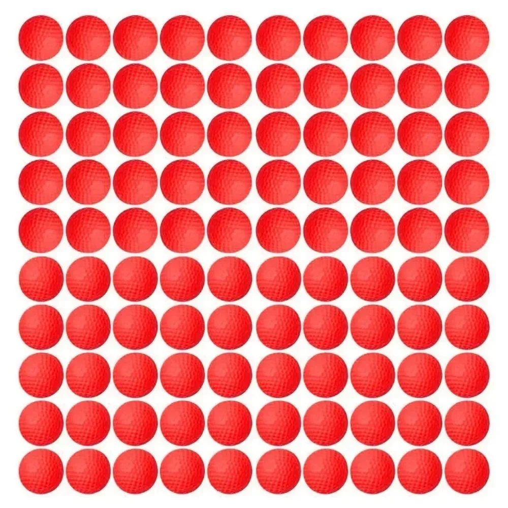 100 Rounds Soft Foam Apollo Refill Ammo Ball Bullets for Rival Nerf Series Toy Gun Outdoor Improving Practice Bullets Kids Gift