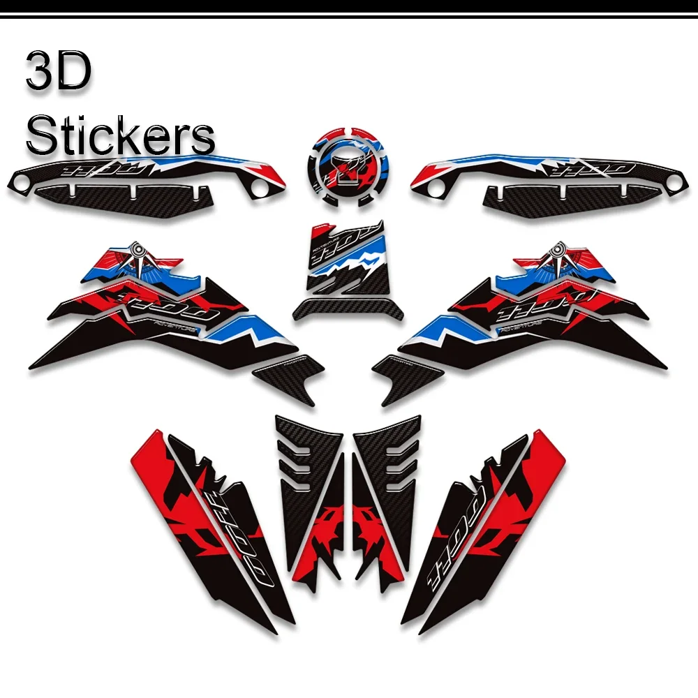 For CRF 1100L 1000L CRF1100 Africa Twin Adventure Handguard Tank Pad Cap Fairing Fender Stickers Decals Motorcycle Accessories