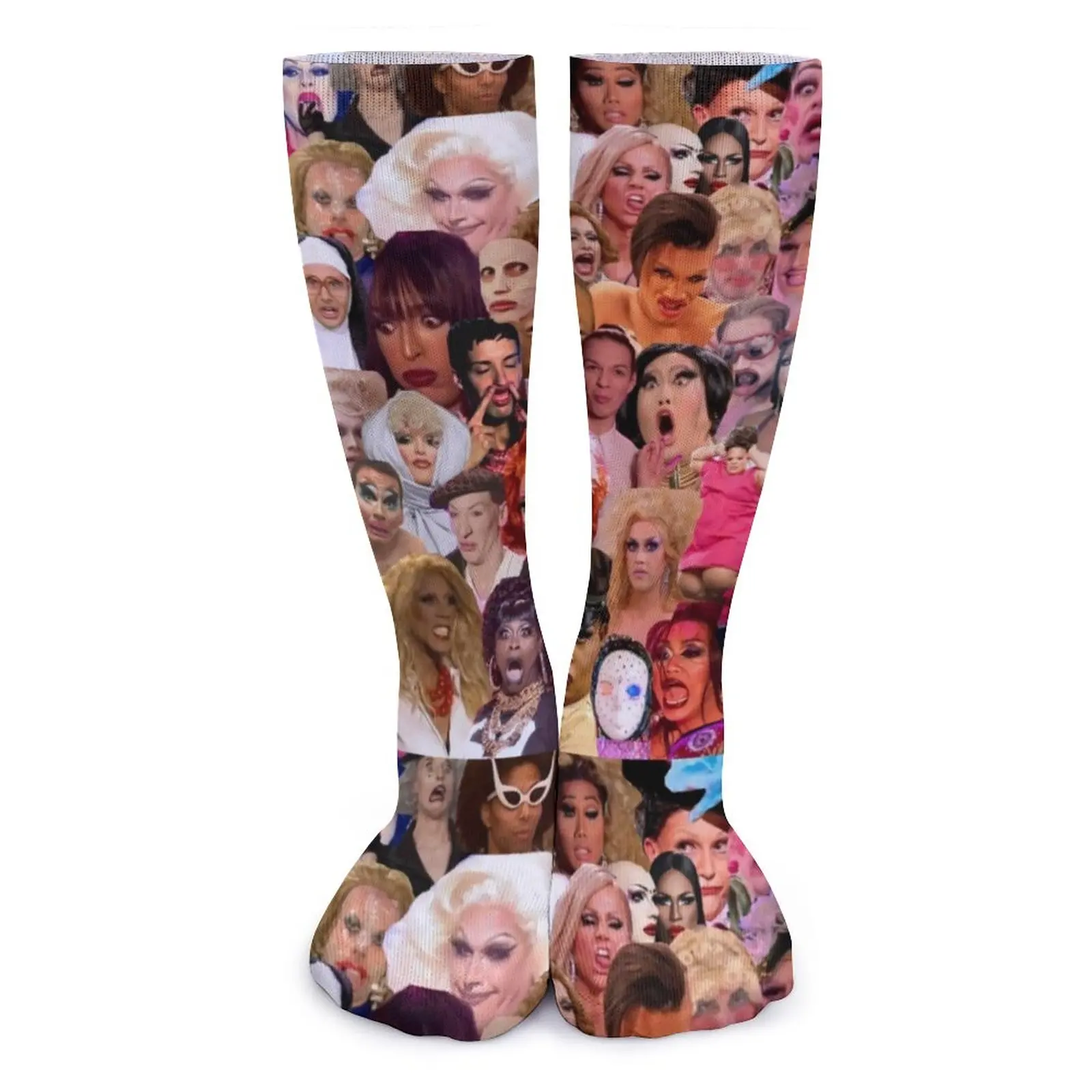 Drag Queen Stockings Girls Funny Memes Print Socks Medium SoftFashion Socks Cycling Anti Bacterial Custom Socks Birthday Present