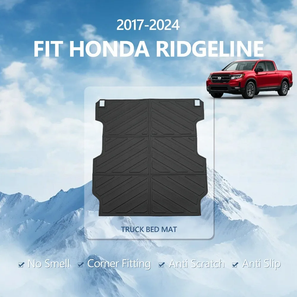 

For 2017-2024 Honda Ridgeline 5.3Ft Truck Bed Mat Floor Mats Bed Liner Cargo Mat United States