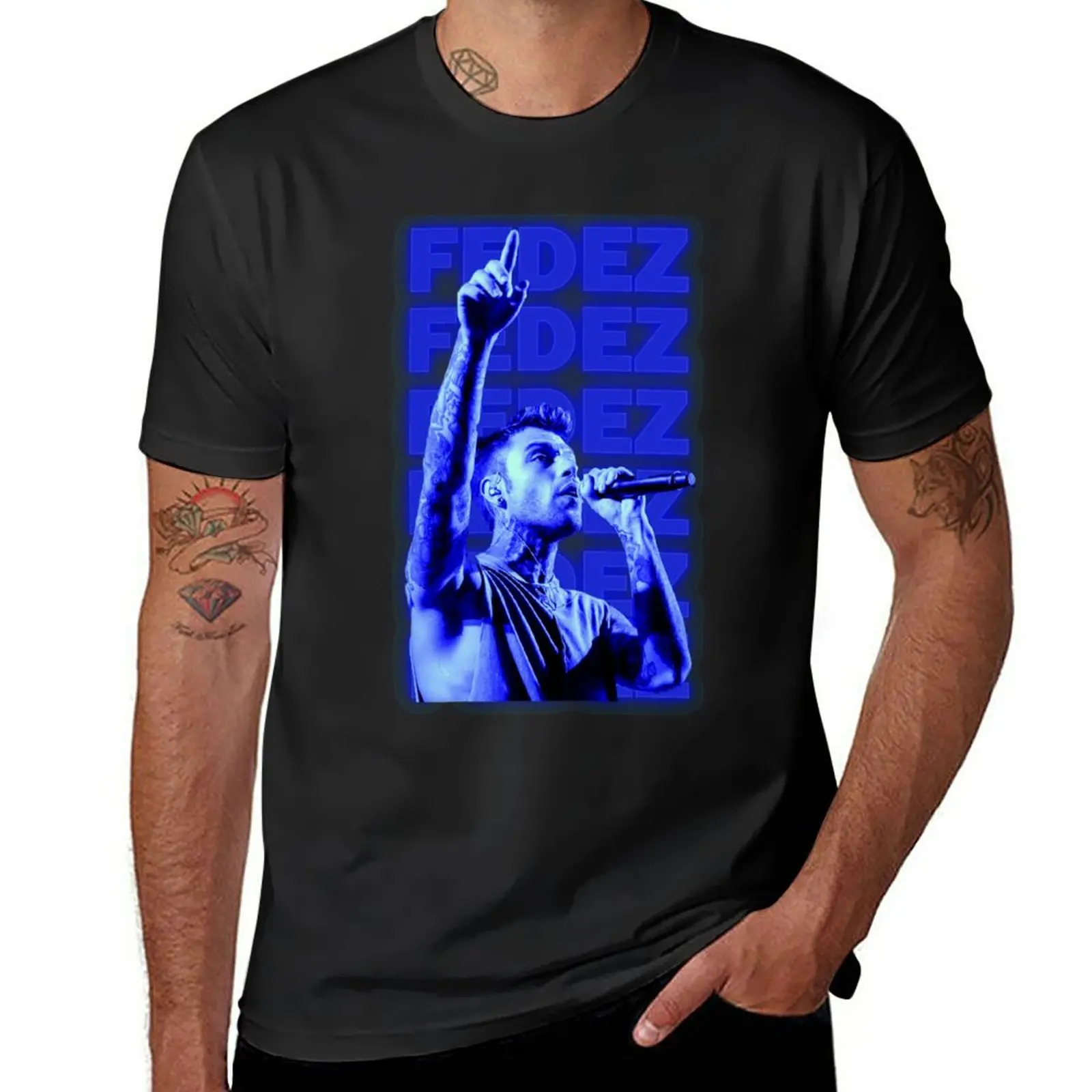 New Fedez Artwork T-Shirt tees sweat shirts mens graphic t-shirts hip hop