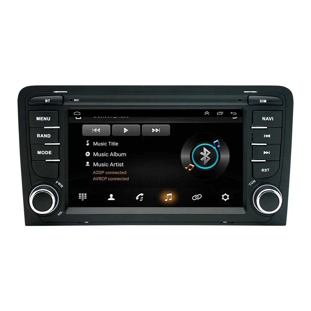 YOSOVLAMP Suitable for Audi A3 Android large screen navigation system 7-inch button reversing camera all-in-one machine