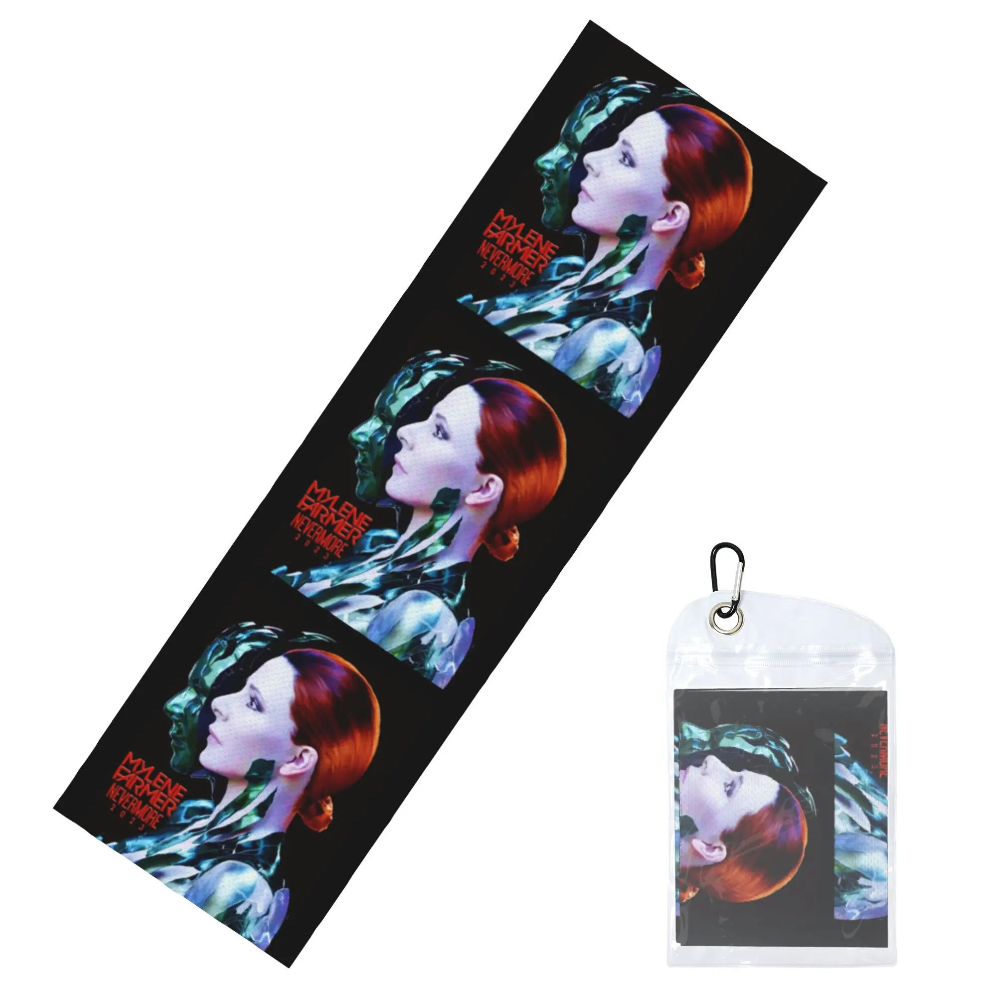 Sexy Mylene Farmer French Singer Songwriter And Actor Cold Exercise Towel Quick Drying Face Towel  Running Towels