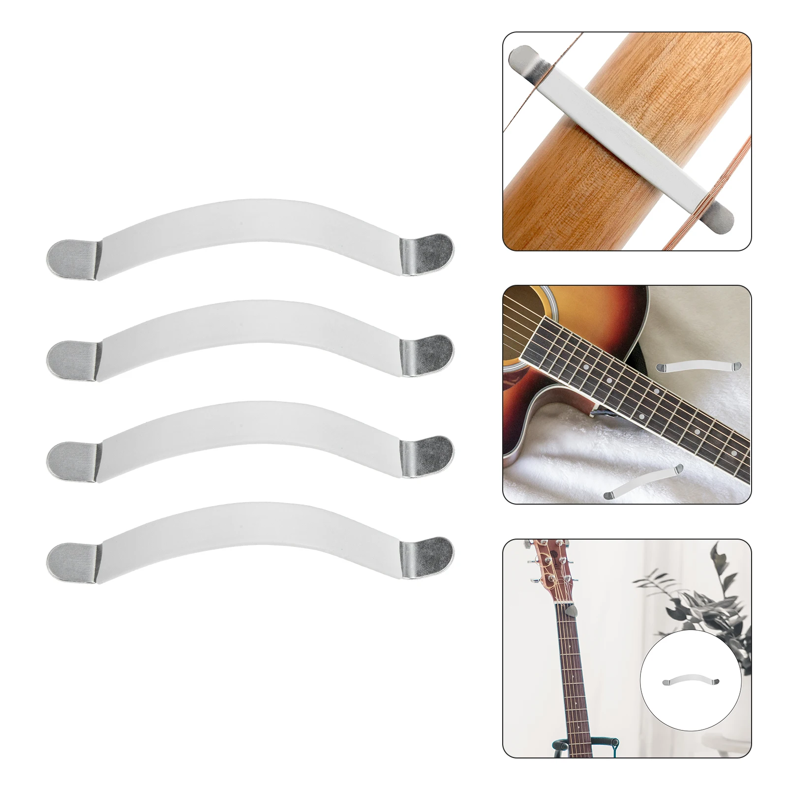 

4pcs String Spreaders Guitar Repair Tool Luthier Supplies Metal String Splitter For Fretboard Neck Maintenance Durable Guitar