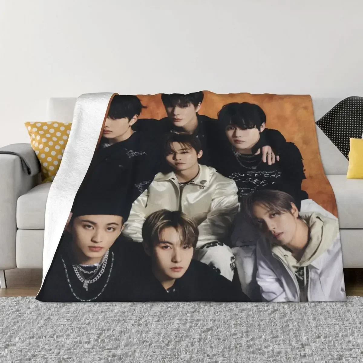 NCT DREAM Blankets Sofa Cover Flannel Textile Decor Kpop Singer Multifunction Warm Throw Blanket for Bed Outdoor Bedspread