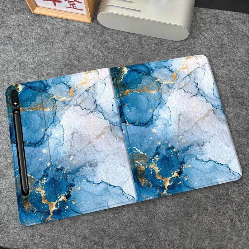 

Color Stone Texture Popular Gift For Samsung Galaxy Tab S10 S9 S8 S7 FE Lite Soft Flexible Support Tablet Case