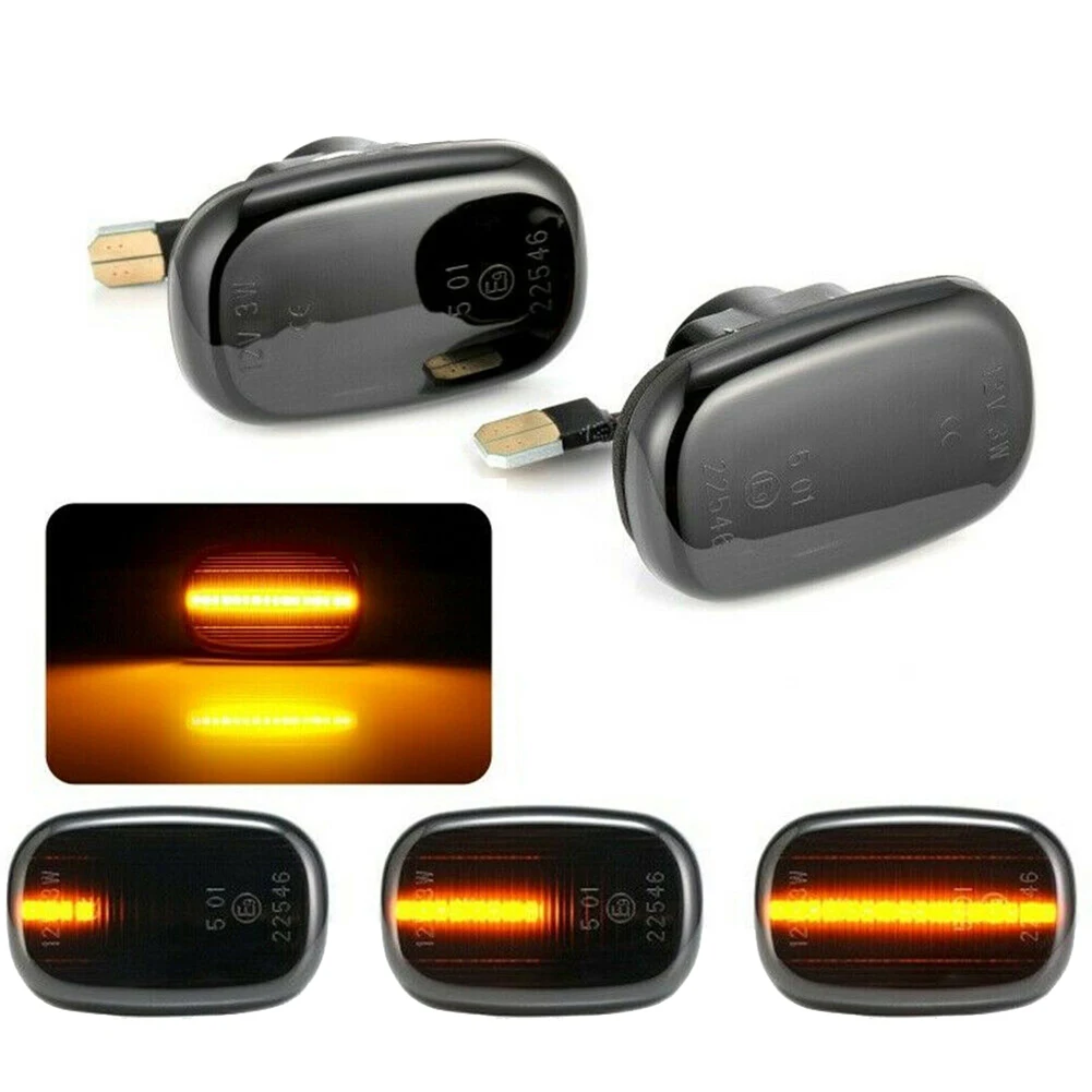 2Pcs LED Dynamic Side Marker Turn Signal Lights Indicator Lamp for Toyota Corolla RAV4 Prius Yaris Camry Hilux Harrier