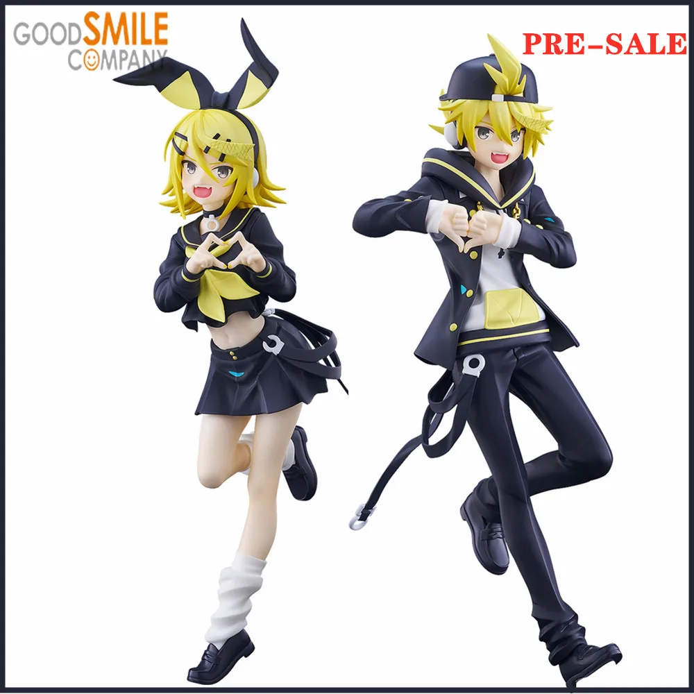 

Anime Kagamine Len Kagamine Rin POP UP PARADE PVC Action Figures Collector Cute Ver. L size GSC Toys for Children Model 22cm