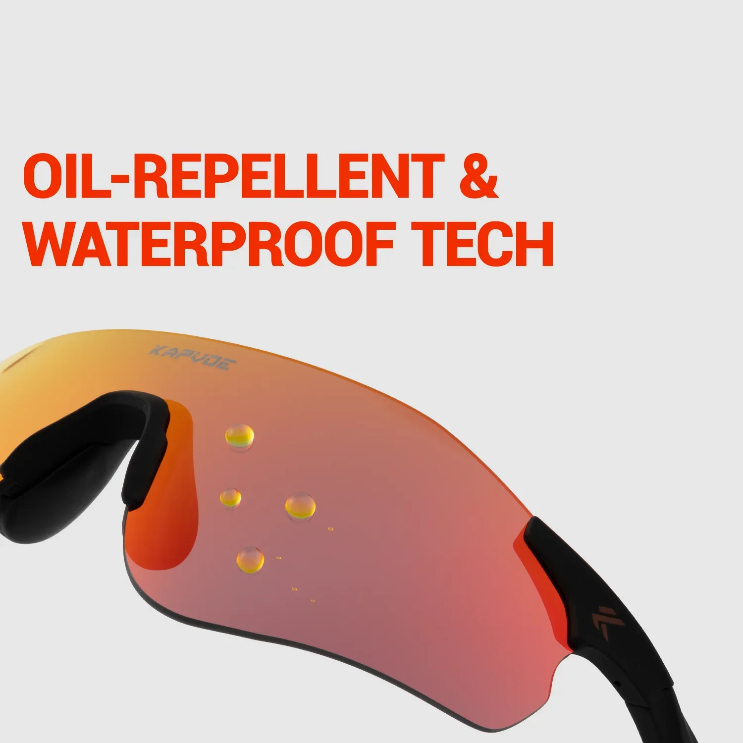 Kapvoe جديد في الهواء الطلق المشي لمسافات طويلة ركوب يندبروف نظارات الرجال النساء الجبلية الطريق دراجة الدراجات نظارات UV400 حماية نظارات شمسية رياضية #3