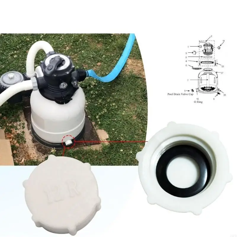 J6PE Sand Filter Drain Caps Pool Pool Caps Pool Filters Cleaning Tool Tool Capt
