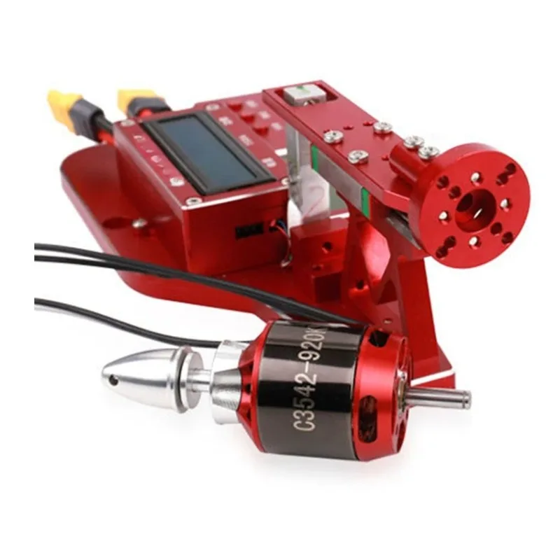 Ducted RC Propeller Motor Tensile Test Stand 10KG Tensile Gauge Current Power