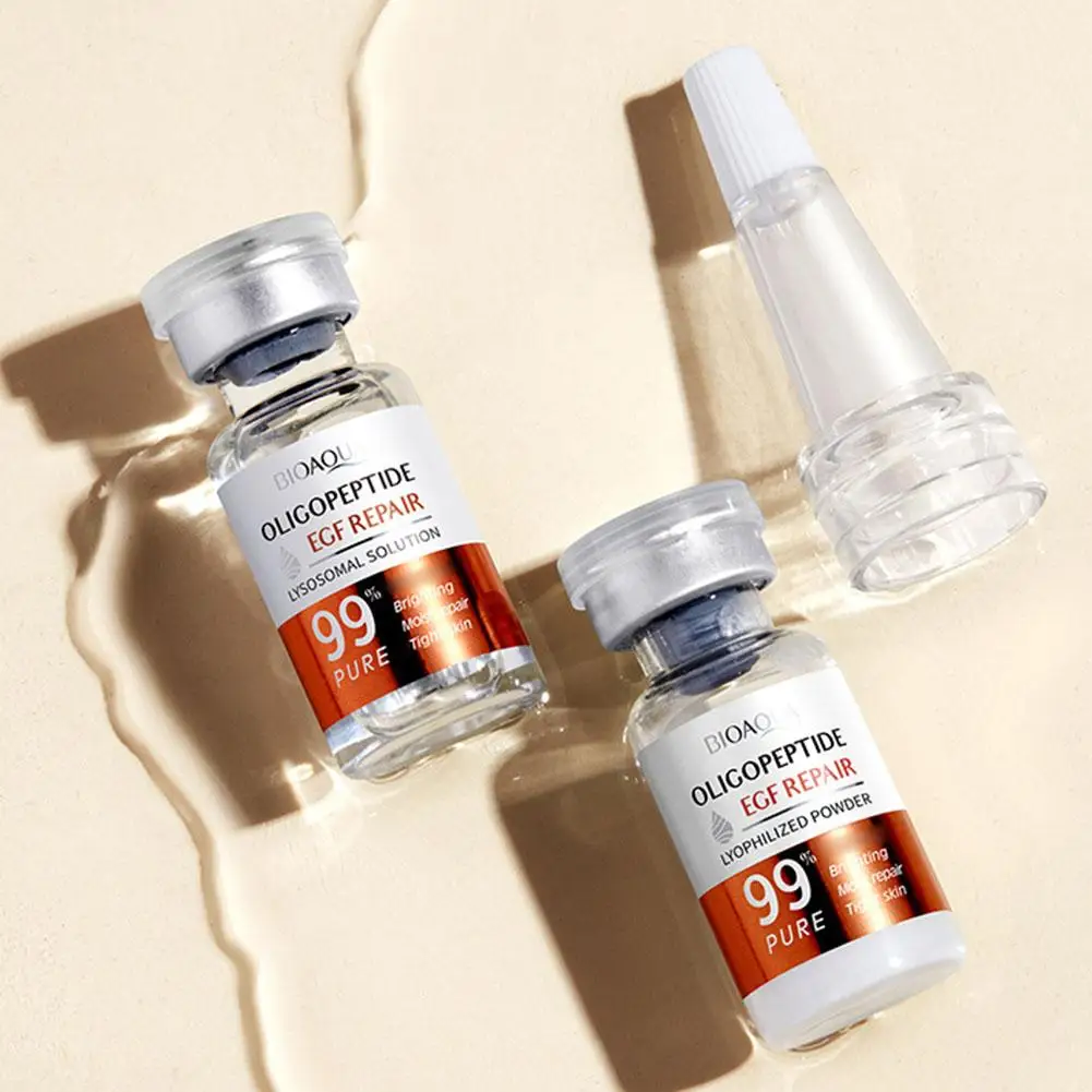 BIOAQUA Lyophilized Powder Firming Serum peptide Face Skin Repair Freeze-dried Powder Set Moisturizing and Smoothing Peptide