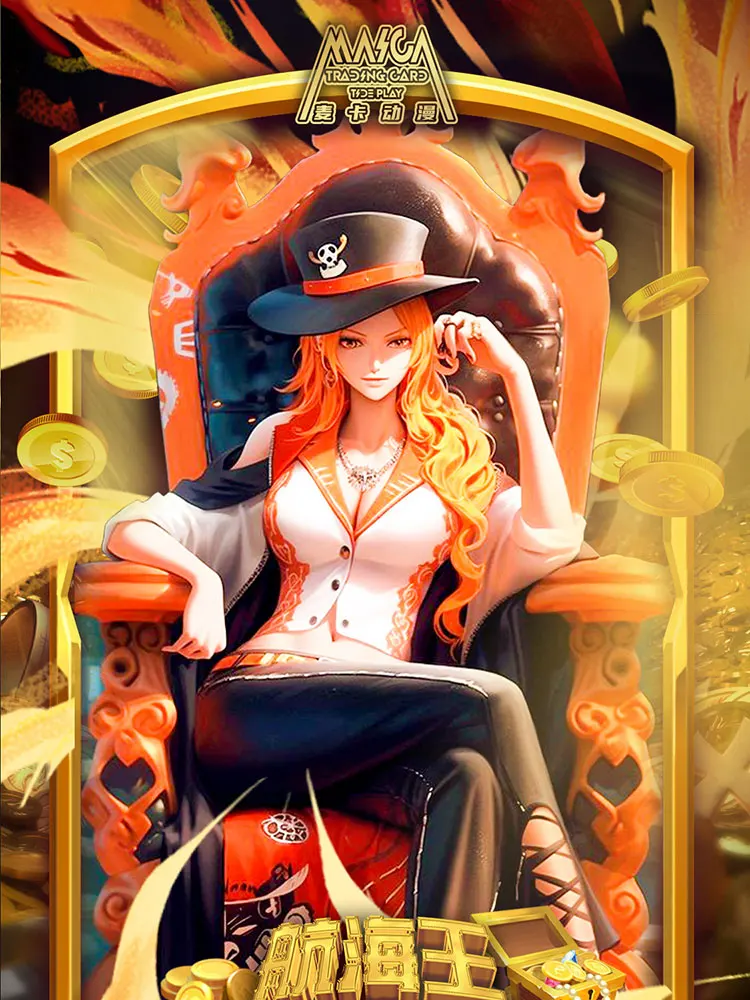 2024 Newest MaiCa One Piece Cards Luffy Nami Boa Chooper Globle Trading Game TCG Hobby Gift