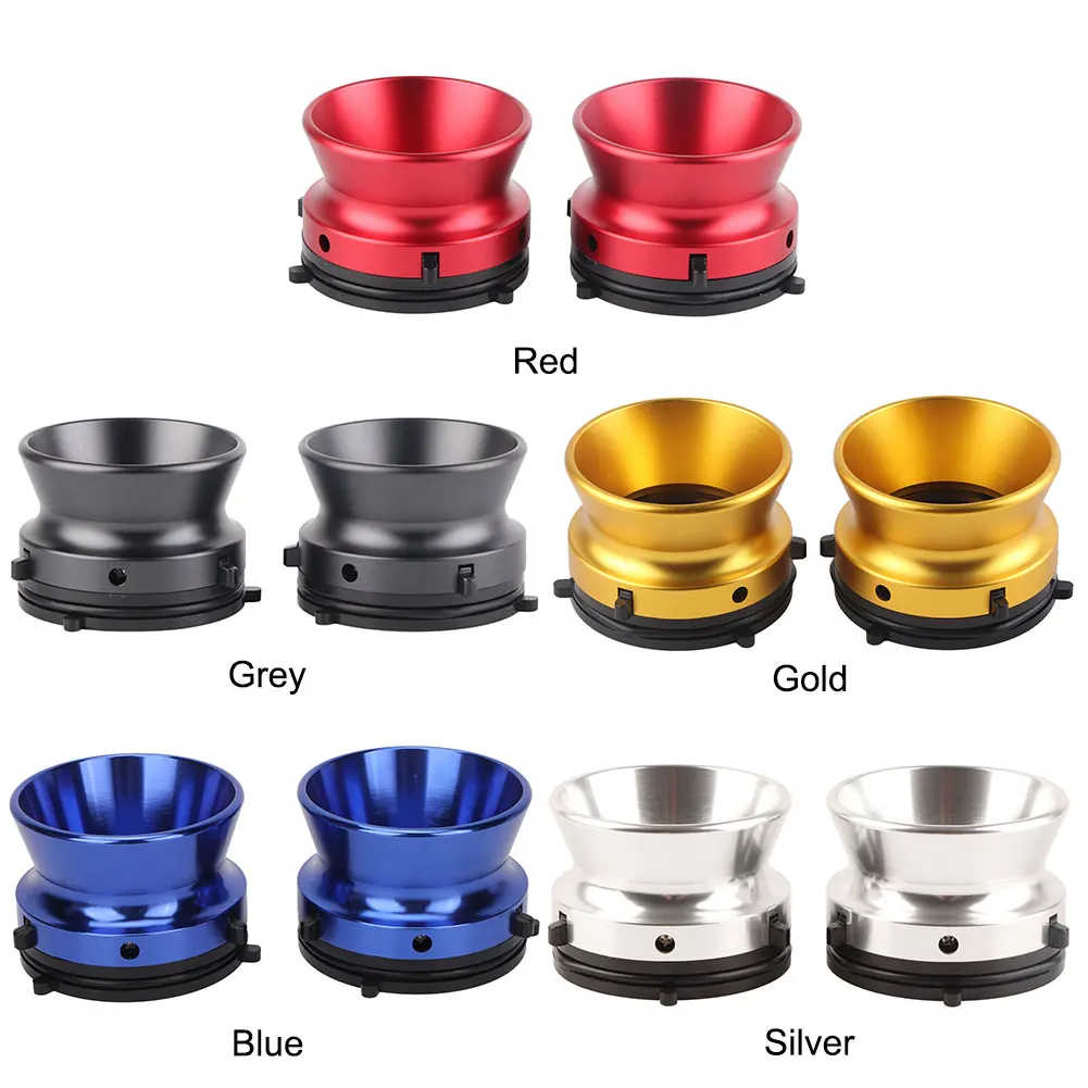 1 زوج NAB Hub محولات العالمي بكرة مسجل شرائط الملحقات مصقول سبائك الألومنيوم 10 بوصة فتاحة Nab بكرة محور محولات