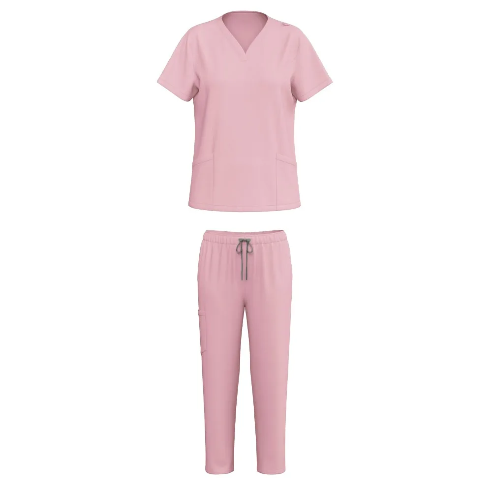 أطقم زي العمل والممرضات النسائية لعام 2025 - ملابس حقل العيادة، تصميم أوروبي أمريكي