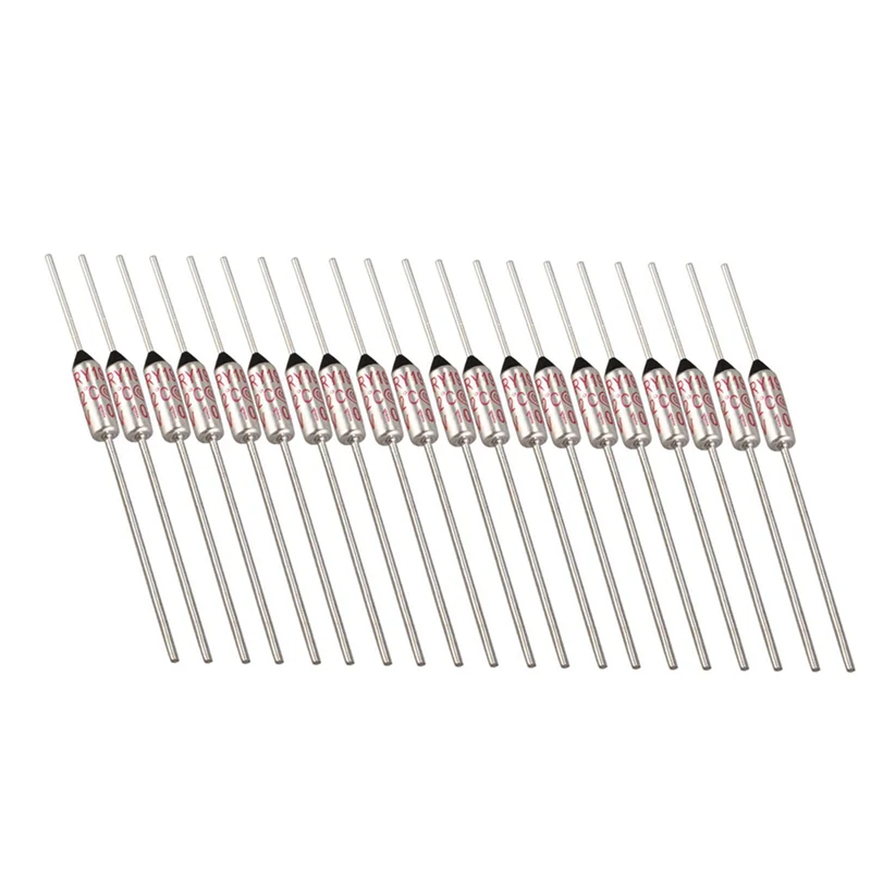 T35C 80 Pcs RY Series Metal 192 Celsius 250V 10A Cutoffs Thermal Fuse