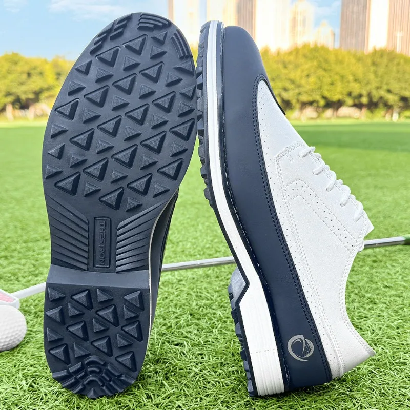 

2026 New Spring Men Golf Training Shoes Plus Size 48 49 Gym Sneakers Mens Leather Golf Shoes Man Anti-Slip Sport Shoe