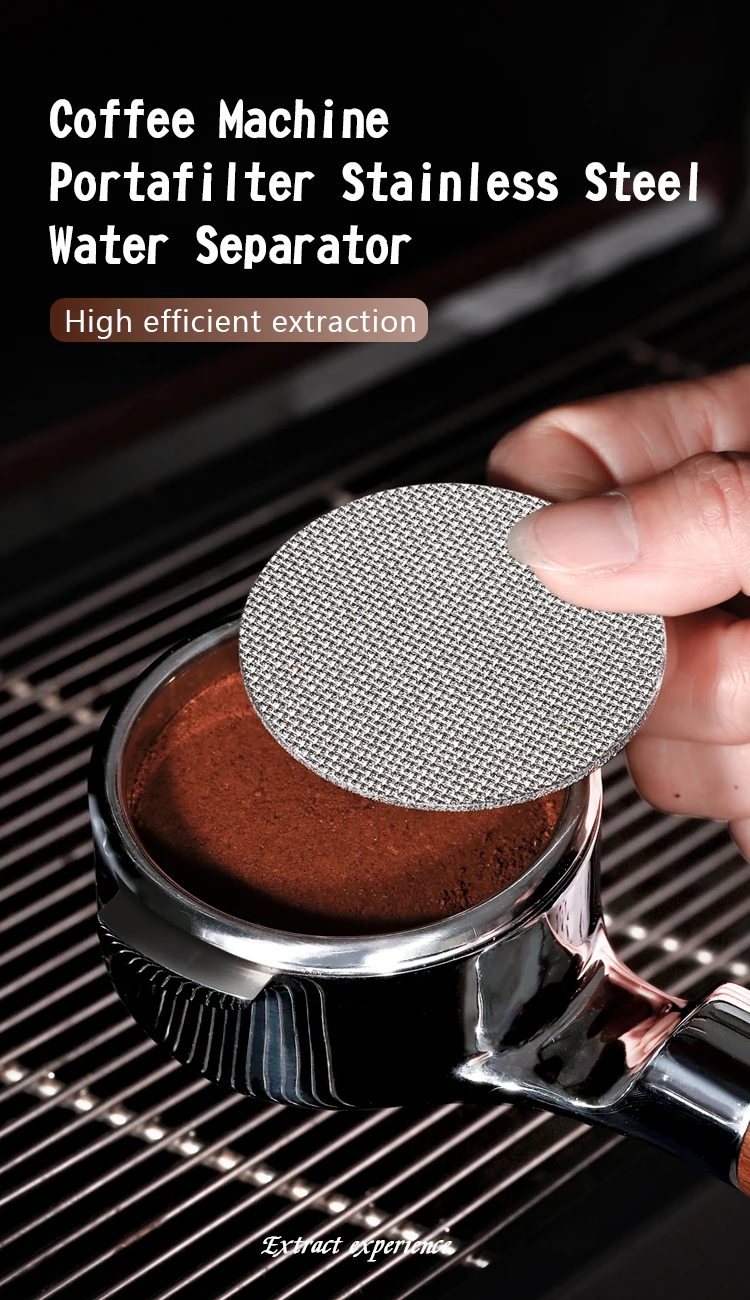 Wiederverwendbarer Espresso-Puck-Siebfilter, Kontakt-Duschsieb für 51 mm, 54 mm, 58 mm Breville Siebträger, Barista-Maschinenzubehör – Detail 8