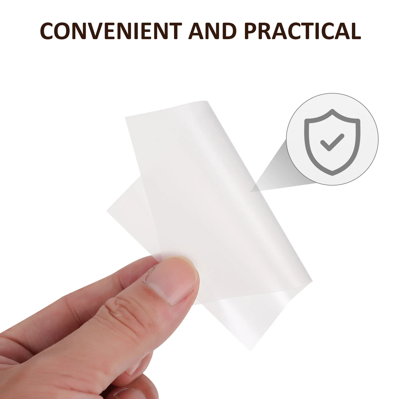 

5pcs 50 Pages Books Sticker Pack Transparent PET Memo Memo Pads Plastic Note Pads Reusable Adhesive Study Life