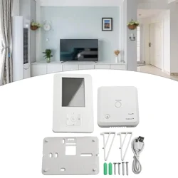 For Wireless Thermostat For Gas Boiler Room Heating RF Home Temperature Controller Programmable Thermostat