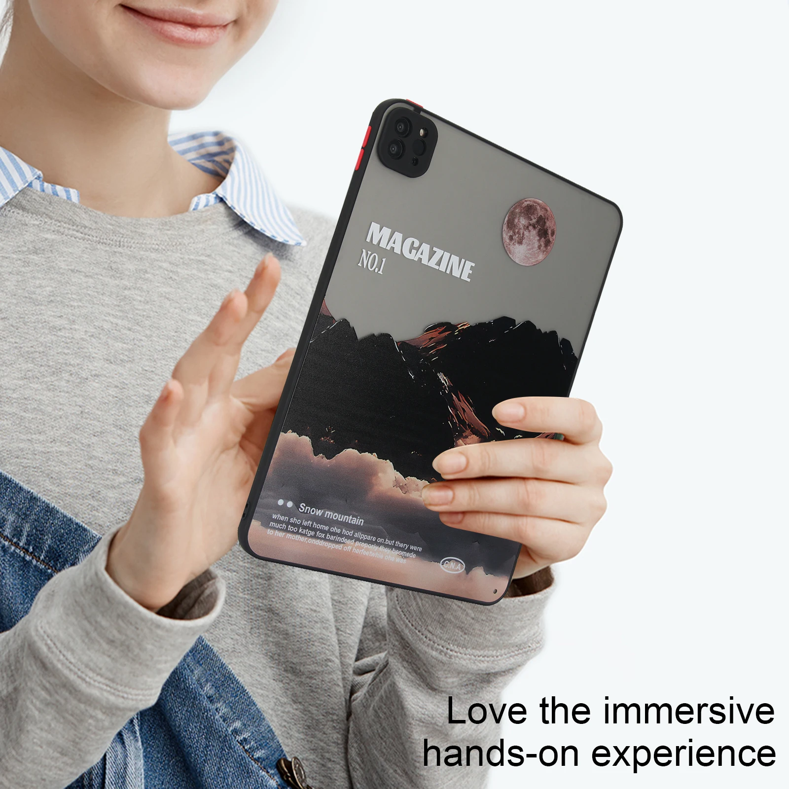 Etui na tablet IPAD AIR 13 2024 Hard PC Back Cover Shockproof Tpu Protect Shell For IPAD PRO 13 11 MINI 7 6 5 4 3 2 1 AIR 5