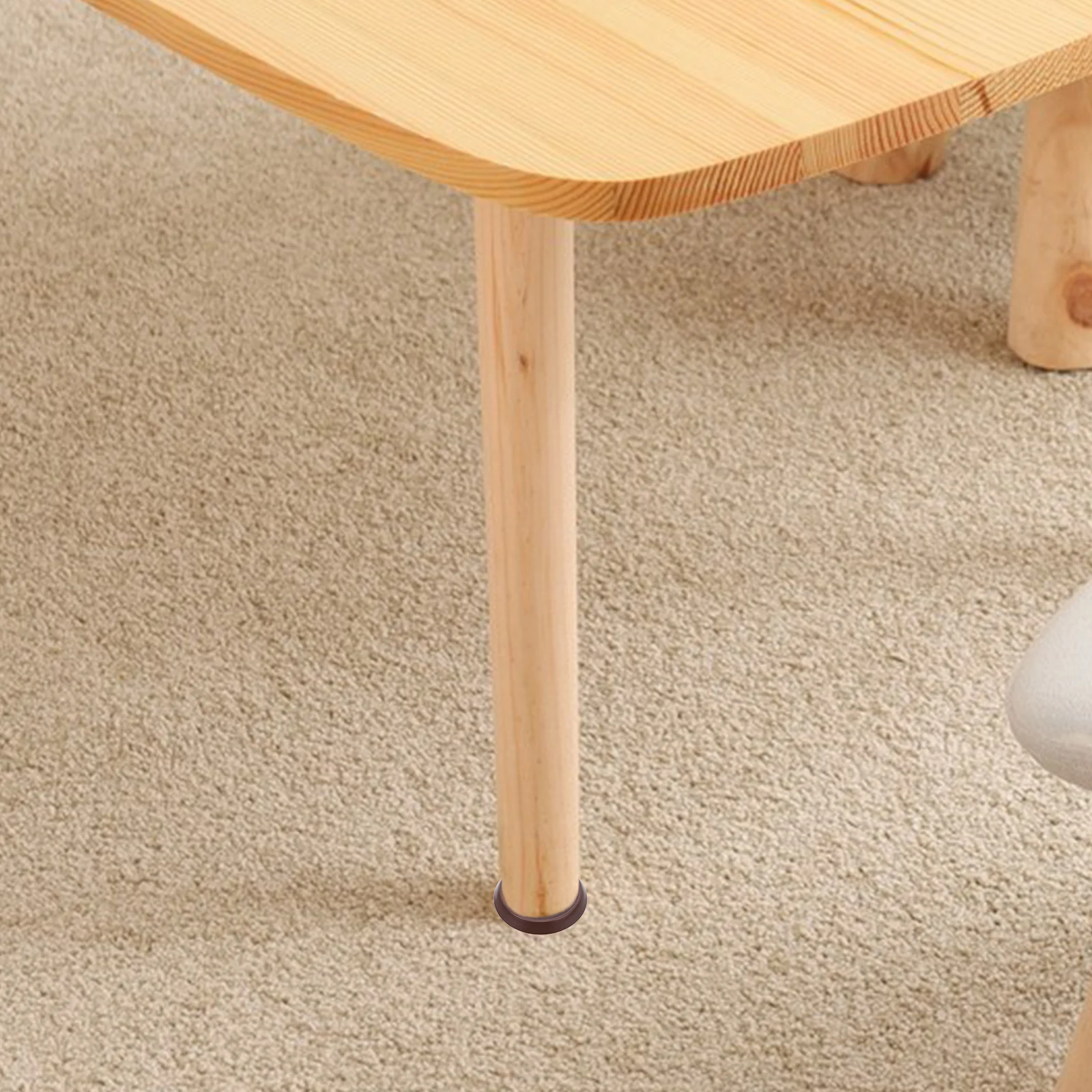 

12pcs Caster Rubber Anti Slip Floor Protectors Wheel Grippers Cups 3 Rubber Anti Slip Wheel Grippers 4\