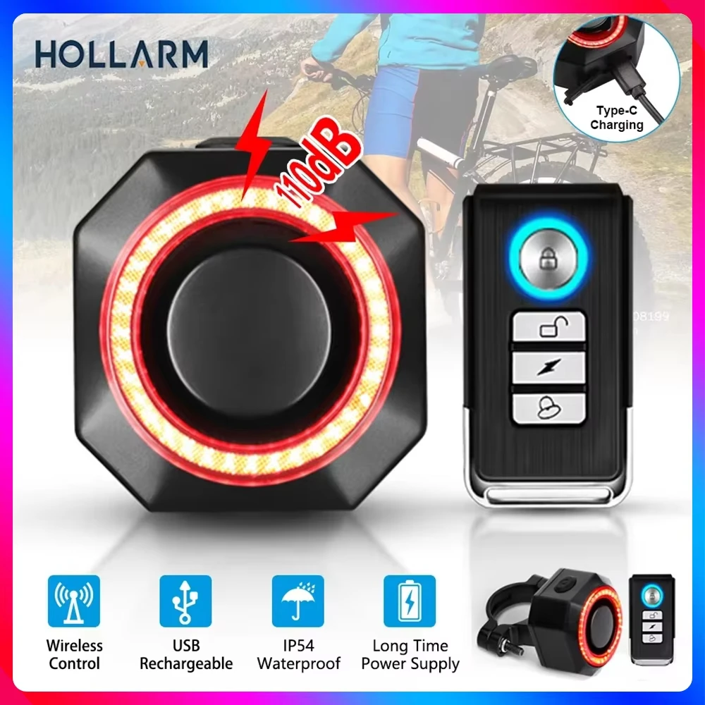 Smart Home Hub Apple - Luz Trasera Inteligente para Bicicleta Hollarm