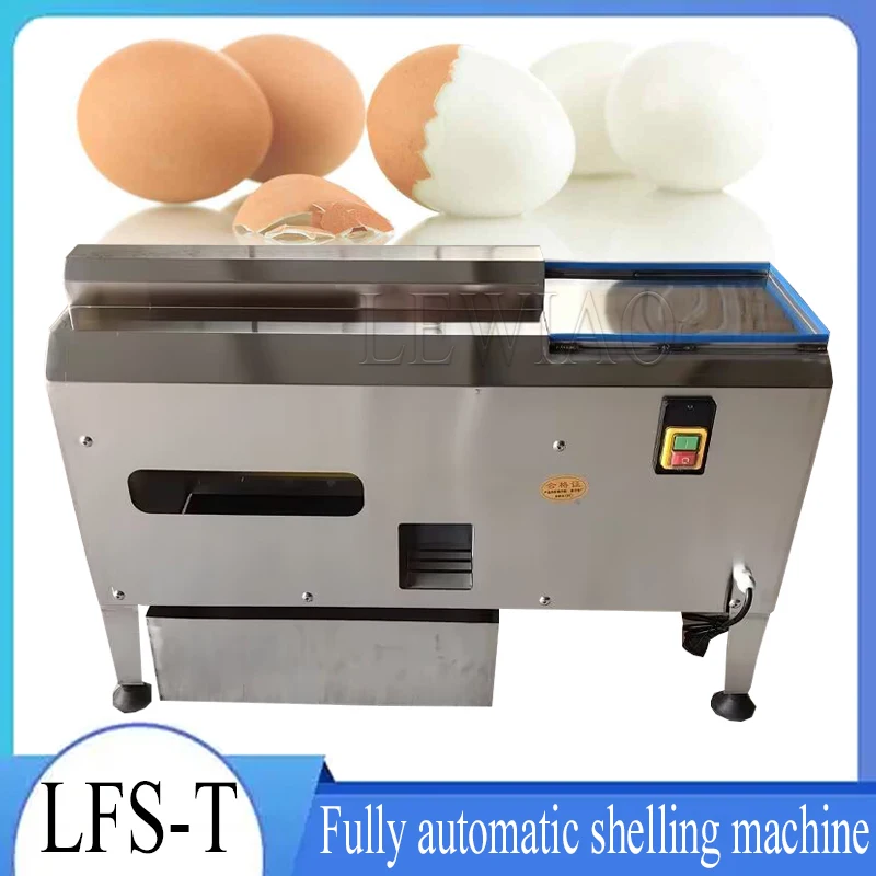 

220V Fully Automatic Boiled Eggs Peeler Machine Eggs Peeling Machine Egg Shell Remover Machine