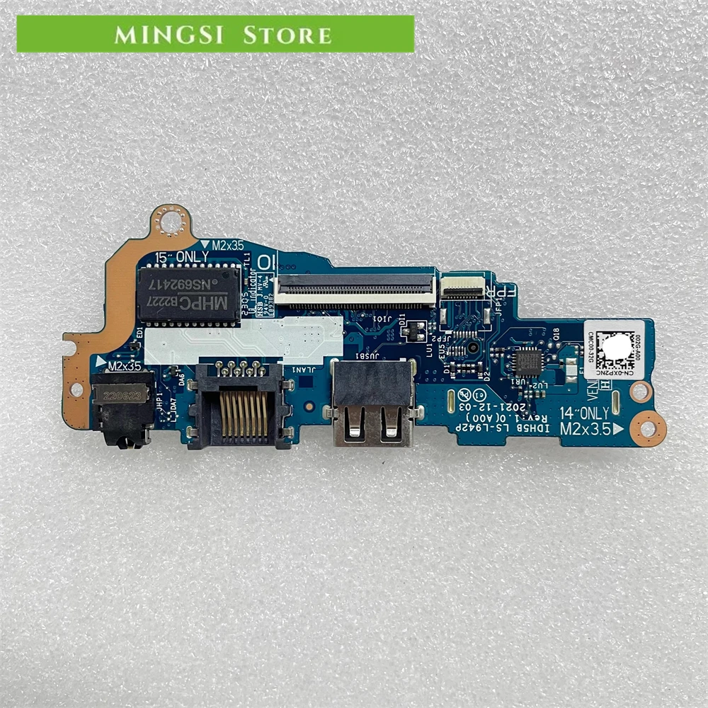 GENUINE FOR DELL Vostro 3535 USB AUDIO WLAN SD CARD READER BOARD LS-L942P 0XP2NC
