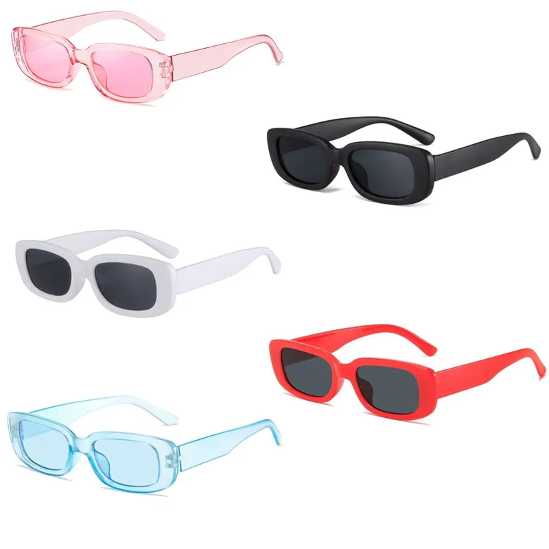 20PCS Party Glasses, Black White Pink Blue Red, Retro Rectangle Eyewear，Wedding Bachelorette Birthday Halloween Christmas Favors